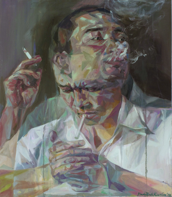 In the margin of moments: A decade of paintings by Fadilah Karim