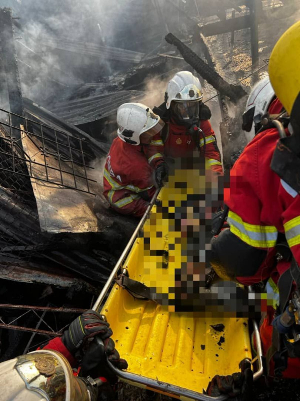 Sibu woman killed in morning blaze