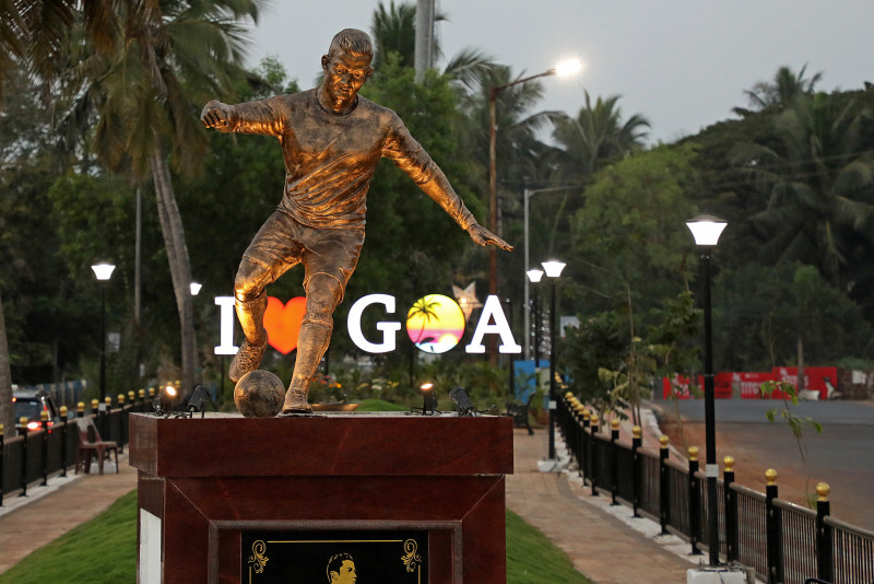 Ronaldo statue provokes protests in India's Goa