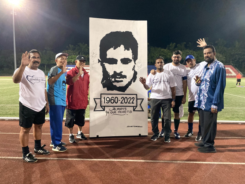 Ex-footballers honour Shebby Singh with charity match in Kluang