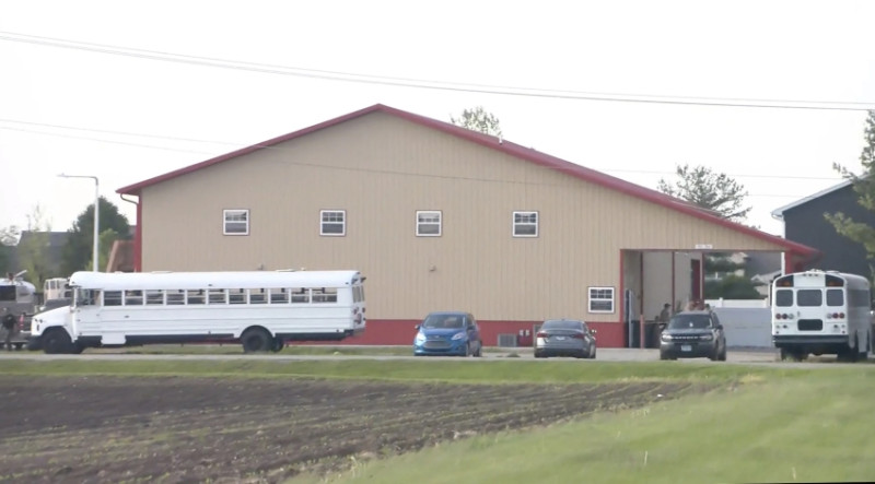 Four children were killed when vehicle smashed through Illinois building, police say