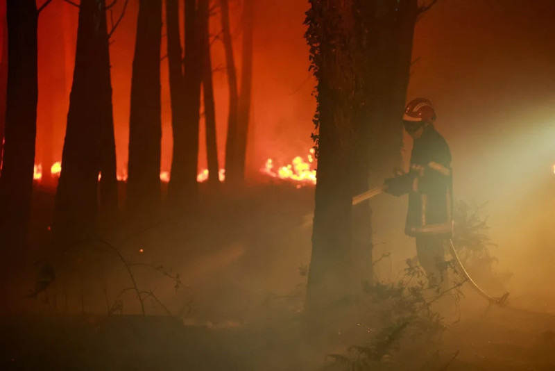 Wildfires force mass evacuations across Europe as heatwave fuels blazes