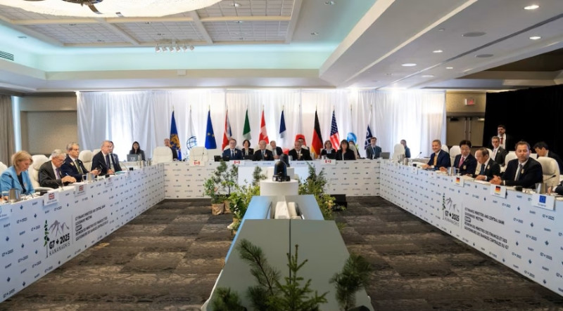 G7 finance leaders try to downplay tariff disputes, find consensus