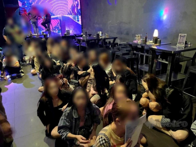 Foreign hostesses offered at RM150–RM300 in Puchong karaoke, 65 arrested