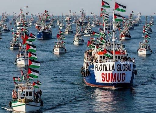 Global Sumud Flotilla enters ‘most dangerous phase’ as Gaza mission approaches high-risk waters