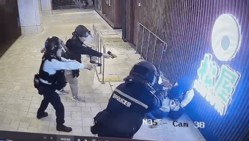 Knife-wielding man shot dead by police after taking hostage in Hong Kong mall