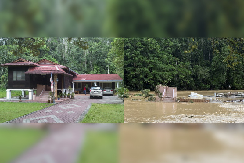 Ravaged by floods: before-and-after images of Hulu Langat home go viral