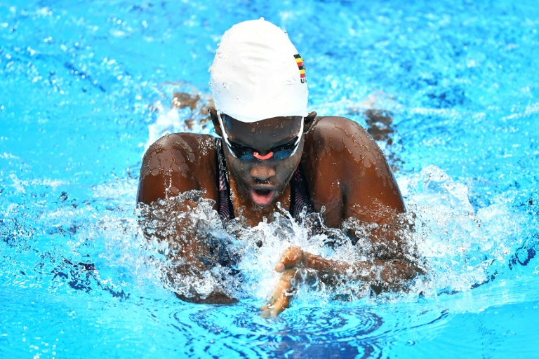 Ugandan teen Husnah Kukundakwe swims for change in Tokyo