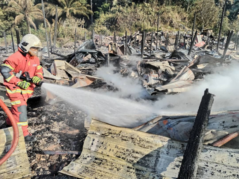 Another longhouse fire leaves 330 homeless in interior Sarawak