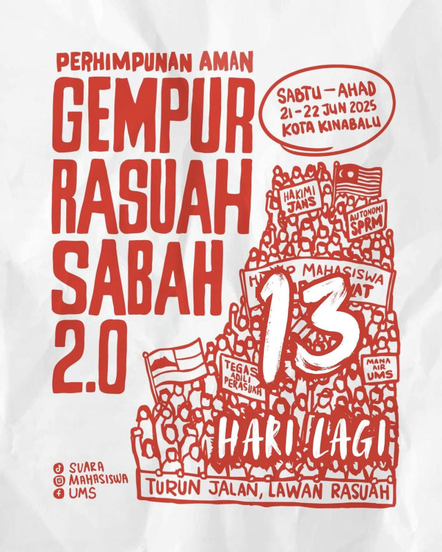 Sabah students draw line to keep political parties out of anti-graft rally