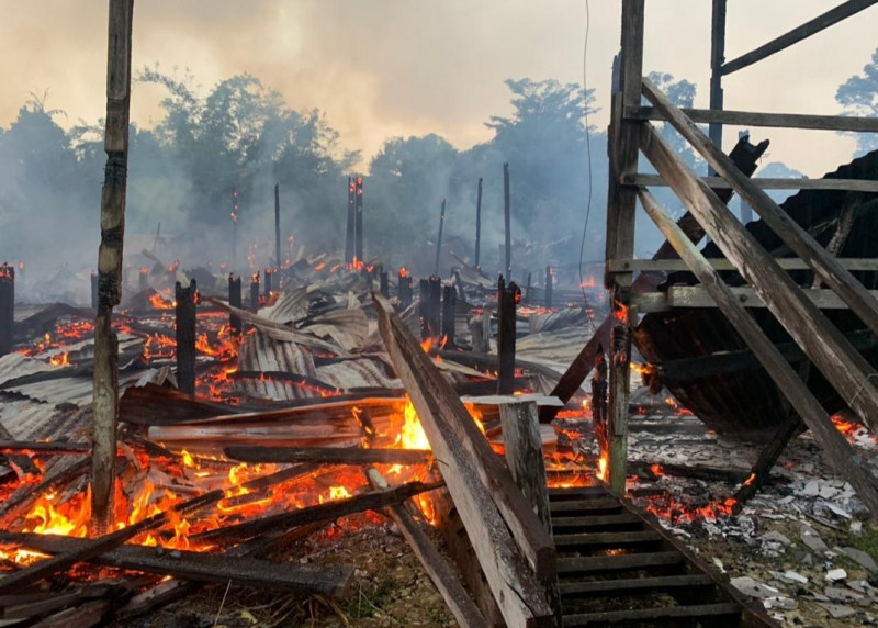 Longhouse fire kills disabled man, leaves 189 homeless
