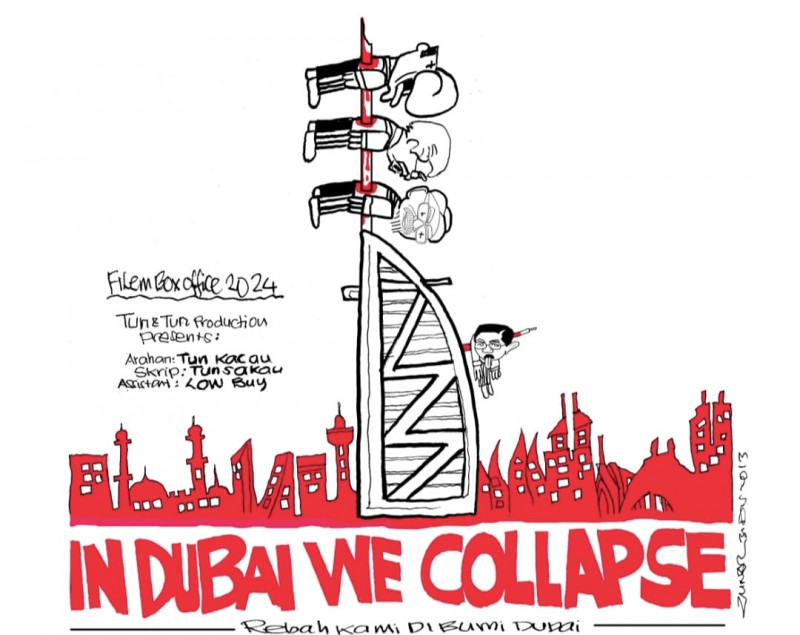 Box office film for 2024 – cartoon by Zunar