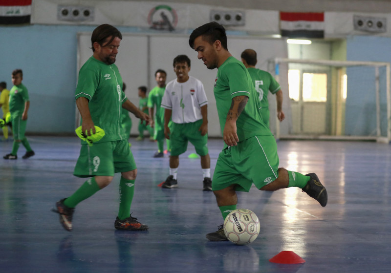 In Iraq, little people football team dreams big