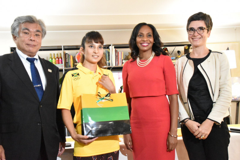 Olympic staffer invited to Jamaica for her kind act in helping gold medalist Hansle Parchment