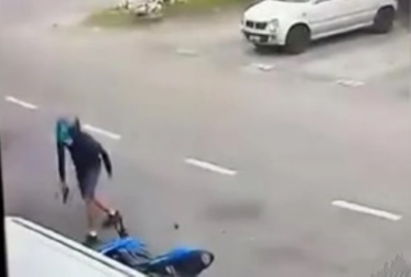 Police launch manhunt after gunshot fired in attempted robbery in Seri Alam
