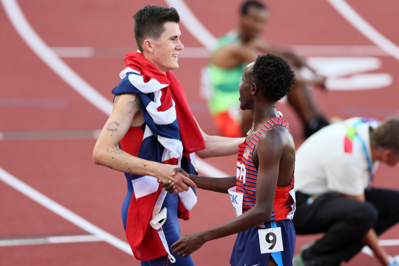 Norway’s Ingebrigtsen makes up for early disappointment with 5,000m victory