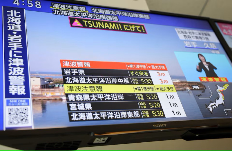 No Malaysians affected after strong Japan quake triggers tsunami alerts