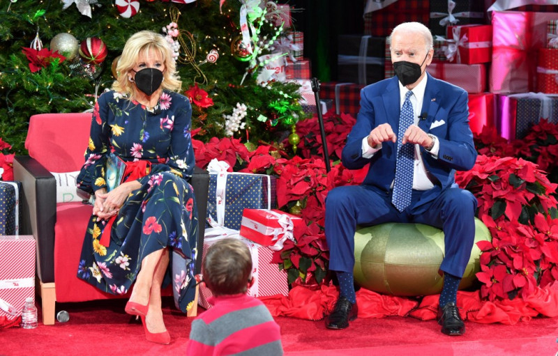 Let’s go, Brandon: caller trolls Biden during White House Christmas event
