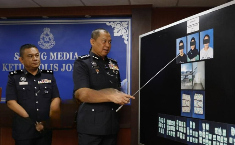 RM2.5 million drug syndicate led by married couple busted in Johor