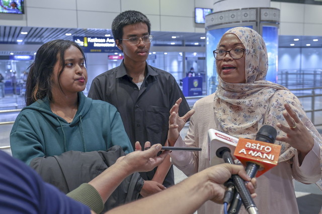 Woman, two children stranded in Sudan back in Malaysia