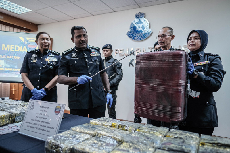 KLIA drug hauls jump sixfold to RM108 million as police crackdown on smuggling networks