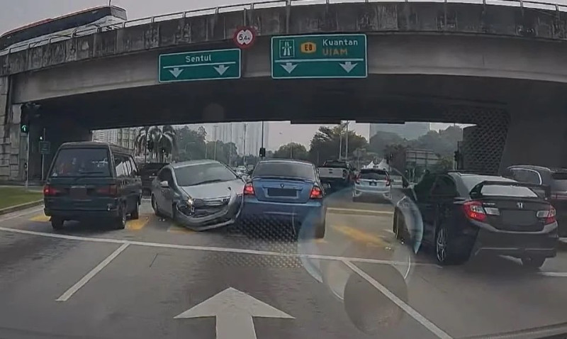 Driver tests positive for four drugs after crashing into three cars in KL