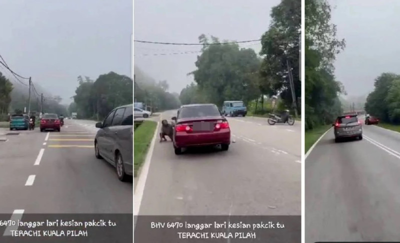 Dangerous driving caught on video before four-vehicle crash in Kuala Pilah