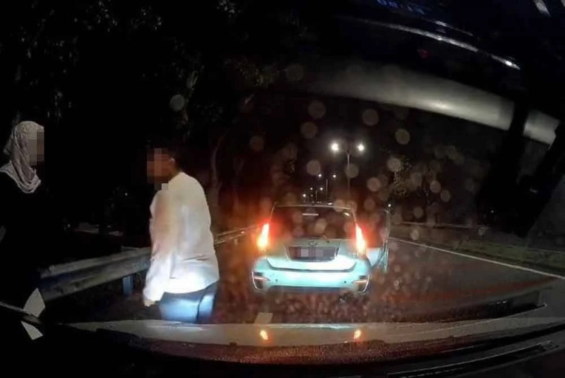 Police hunt road bully who rammed woman’s car and threatened her with violence