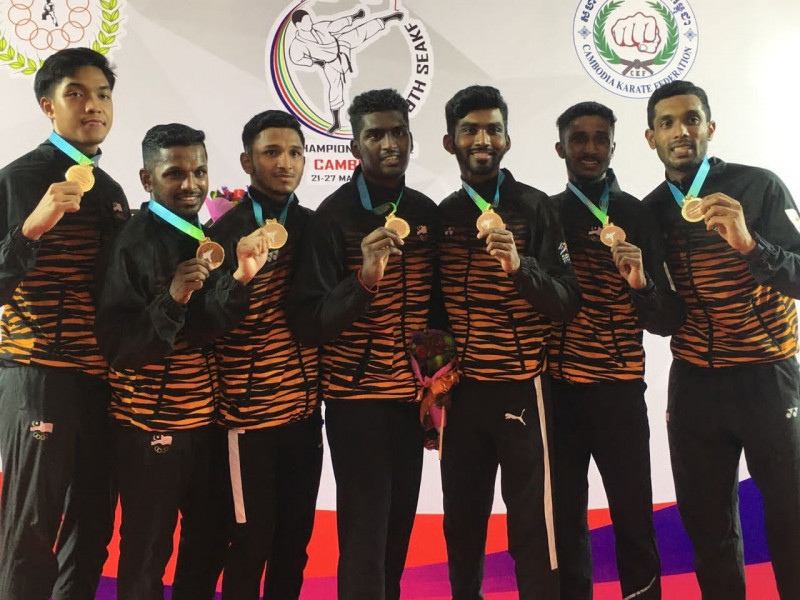 National karate squad bags five golds at Southeast Asian C’ships