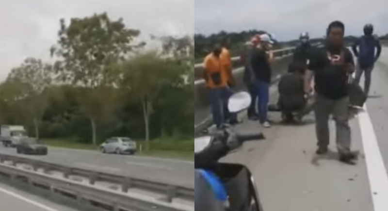 Police nab man who drove against traffic, crashed into two motorcycles at SKVE
