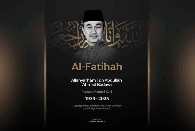 Malaysian Monarchs, regional leader pay tribute to Tun Abdullah Ahmad Badawi