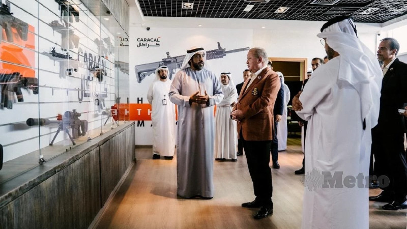 Yang di-Pertuan Agong visits advanced defence facilities of UAE’s EDGE group in Abu Dhabi