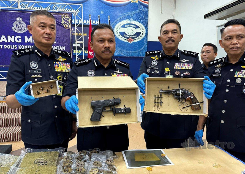 Doctor’s wife, sons arrested in Ketereh drug bust involving firearm and 35kg of cannabis
