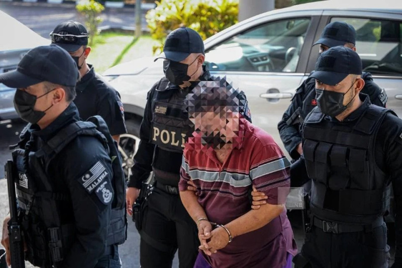 Elderly gardener charged with triple murder in Kota Tinggi restaurant shooting