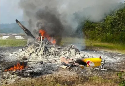 Helicopter crashes during flying doctor service mission in Sarawak