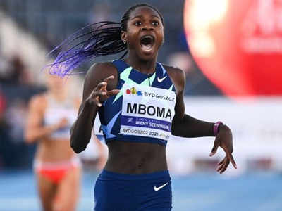 Namibian sprinter runs 100m in an incredible time of 9.86s