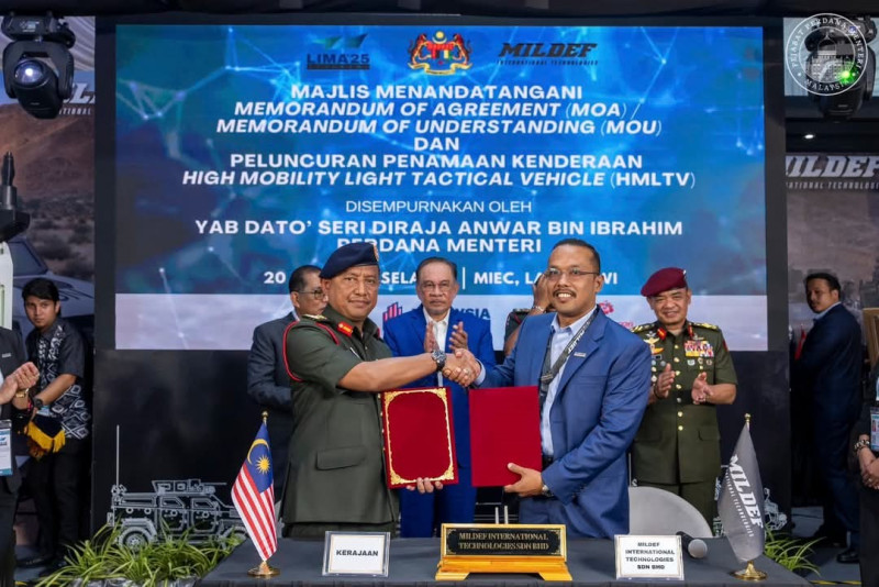 Home Ministry signs RM1.47 billion in defence contracts at LIMA’25