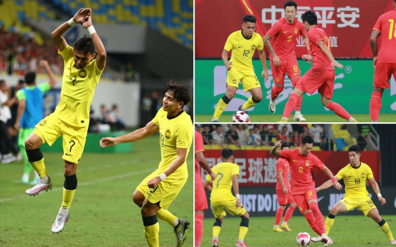 Football: Malaysia draws 1-1 with China after taking stunning lead 