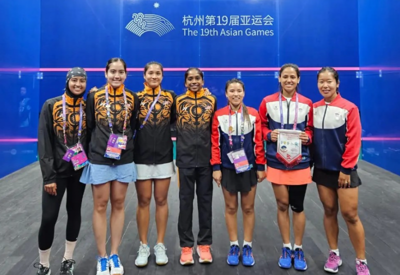 M'sian squash girls reach final, on track for gold at Hangzhou Asiad
