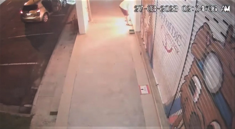 Disturbing video goes viral as man burns dog alive
