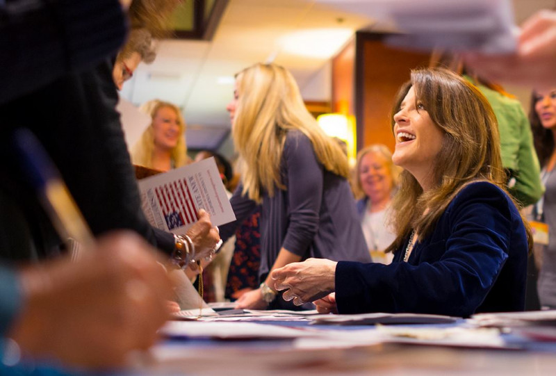 Author Marianne Williamson announces White House challenge to Biden