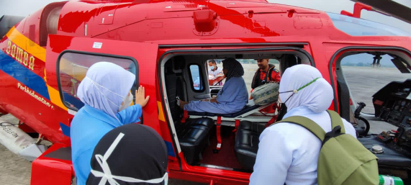 Fire Dept conducts life-saving medevac, takes Orang Asli woman to hospital
