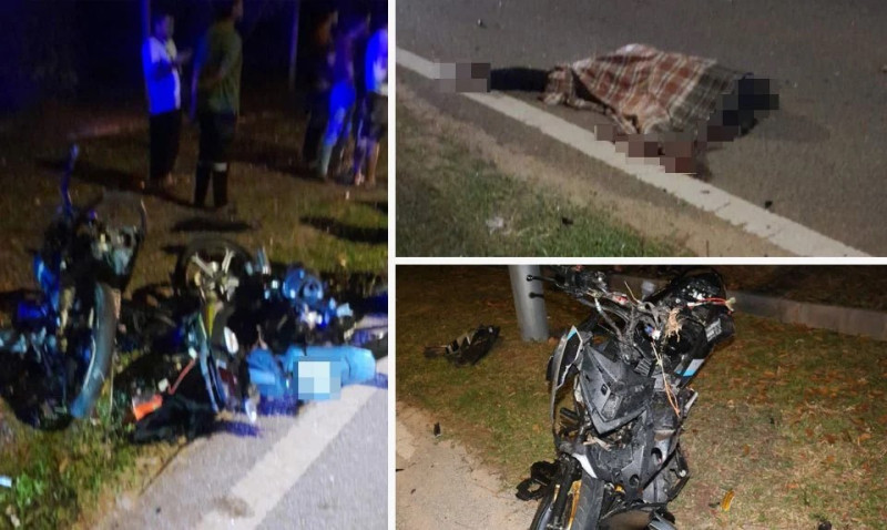 Three students killed and one seriously injured in early morning motorcycle crash in Melaka