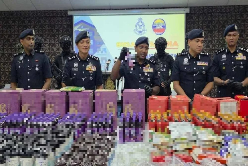Police crackdown on RM101 million narcotics ring operations