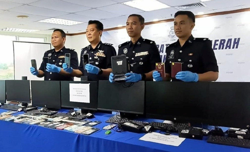 Police dismantle online scam syndicate offering fake sex services in Melaka raid