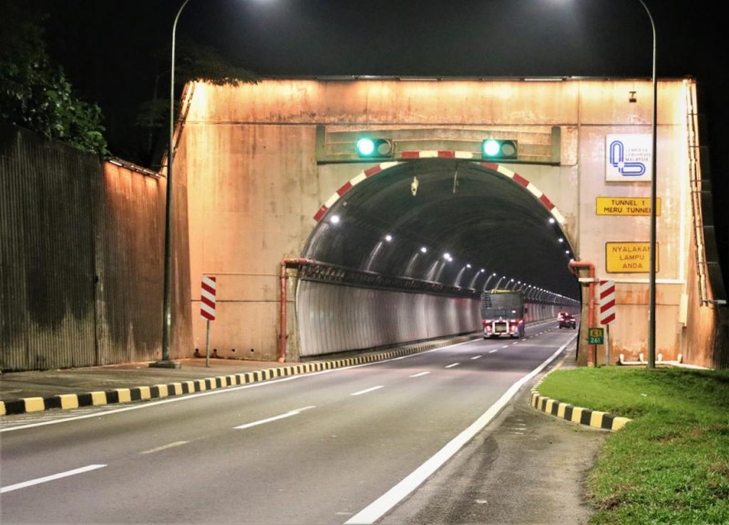 PLUS to close off Meru Tunnel southbound left lane for pavement works