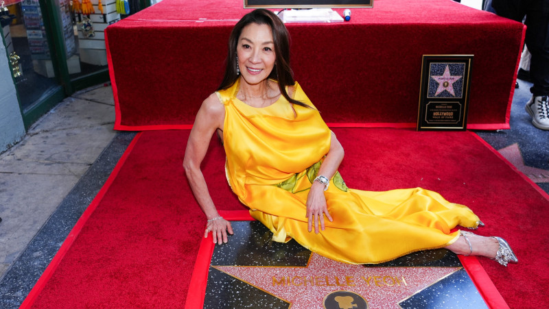 Michelle Yeoh honoured with star on Hollywood walk of fame
