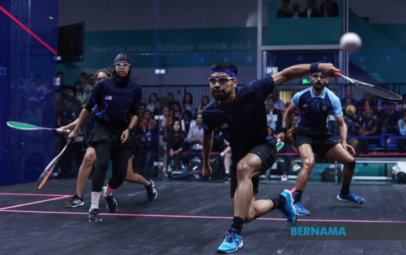 Asian Games: Syafiq-Aifa win silver in mixed doubles squash final