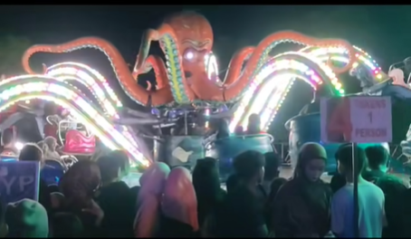 Police close funfair after two get flung out of 'octopus joy-ride'