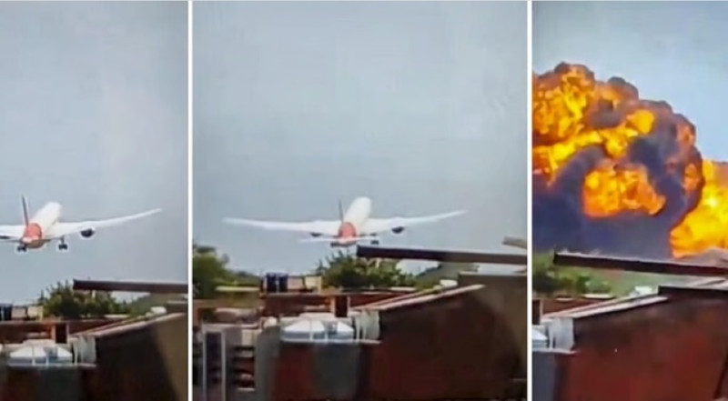 Air India plane with 242 on board crashes at India's Ahmedabad airport